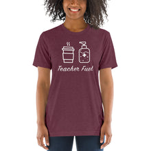 Load image into Gallery viewer, Soft Tri- Blend Tee- Teacher Fuel
