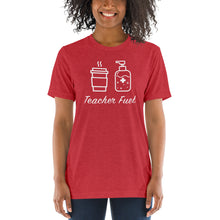 Load image into Gallery viewer, Soft Tri- Blend Tee- Teacher Fuel
