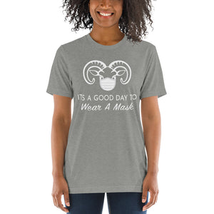 Soft Tri-Blend Tee- Its A Good Day to Wear a Mask